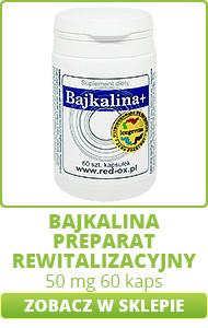 Bajkalina 50 mg - preparat rewitalizacyjny 60 kaps